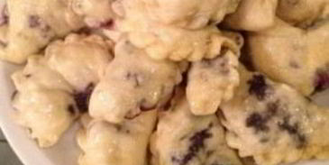 вареники с творогом и изюмом