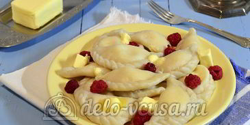 вареники с творогом