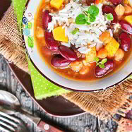 Рецепт Чолнта с тыквой — жаркого по-еврейски