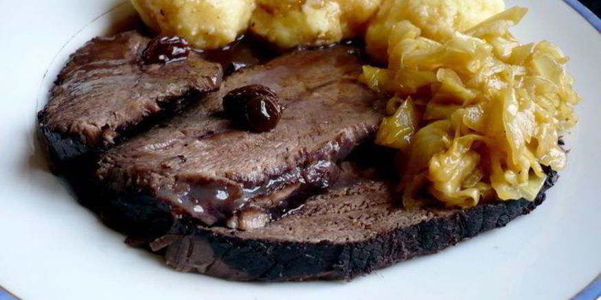 Рецепт квашеного жаркого с клецками и глазированной капустой мясо моей мечты