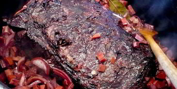 квашеное жаркое с клецками и глазированной капустой мясо моей мечты