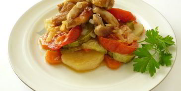 летнее жаркое с ароматом шашлыка