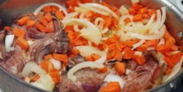 жаркое из баранины с овощами