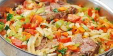 жаркое из баранины с овощами