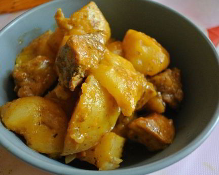 Жаркое из говядины с картошкой