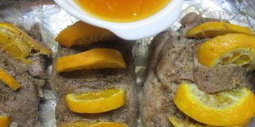 жаркое из индейки с мандаринами