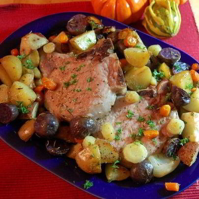 Жаркое из картофеля со свининой