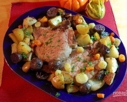 Жаркое из картофеля со свининой