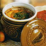 Рецепт Жаркого из куриных потрошков в горшочках