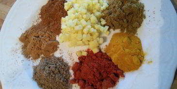 жаркое из курицы с айвой