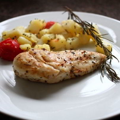 Жаркое из курицы с картошкой