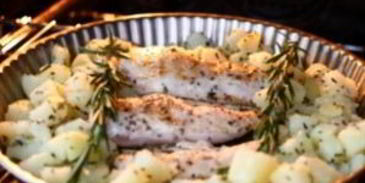 жаркое из курицы с картошкой