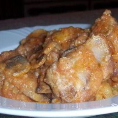 Жаркое из ребрышек с картошкой