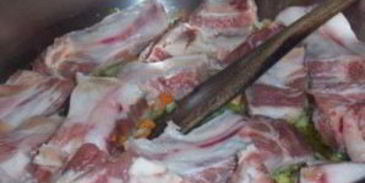 жаркое из ребрышек с картошкой