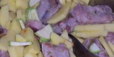 жаркое из ребрышек с картошкой