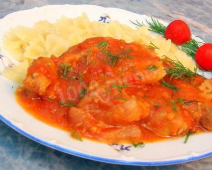 Жаркое из свинины по-итальянски