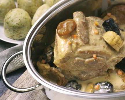 Жаркое из свинины по-стокгольмски