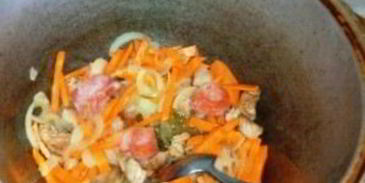 жаркое по-домашнему из свинины с картошкой