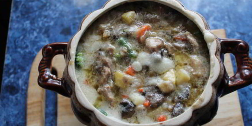 Рецепт жаркого под соусом бешамель