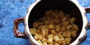 жаркое под соусом бешамель