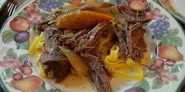 жаркое с горчицей и кленовым сиропом в медленноварке