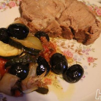 Жаркое с пряными травами и овощами