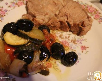 Жаркое с пряными травами и овощами