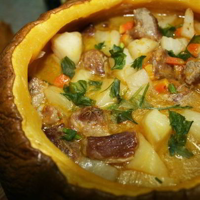 Жаркое в тыкве