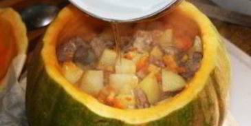 жаркое в тыкве