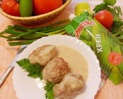 Говяжьи зразы с хреном по-литовски