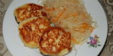 картофельные зразы с квашеной капустой