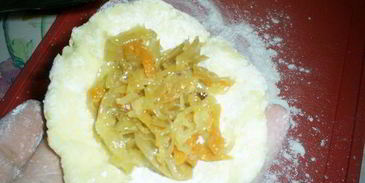 картофельные зразы с начинкой из квашеной капусты