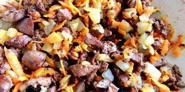 картофельные зразы с печенью