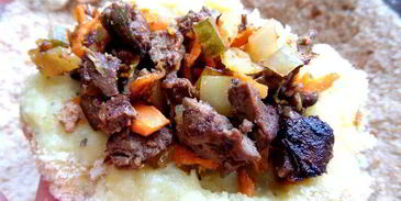 картофельные зразы с печенью