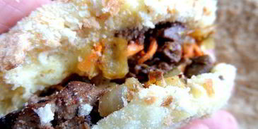 картофельные зразы с печенью