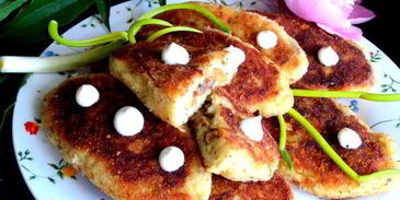 картофельные зразы с печенью