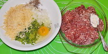 картофельные зразы в духовке с мясным фаршем и сыром