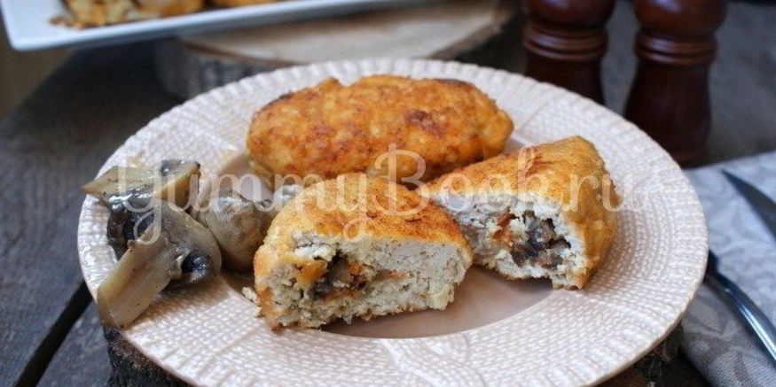 Рецепт куриных зраз с грибами
