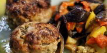 мясные зразы с грибами