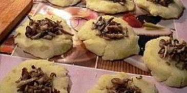 постные картофельные зразы с грибами