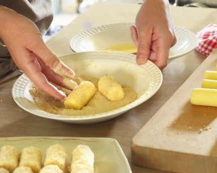 Постные зразы с грибами