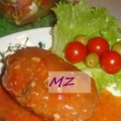 Зразы фаршированные грибами