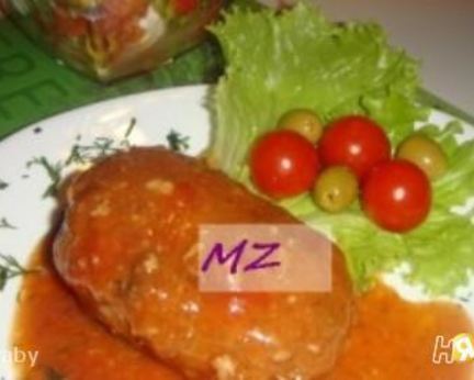 Зразы фаршированные грибами