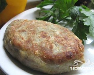 Зразы из баклажанов