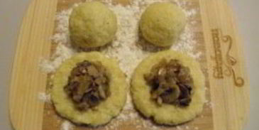 зразы картофельные с грибами