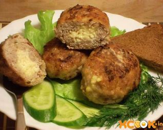 Зразы мясные с сыром