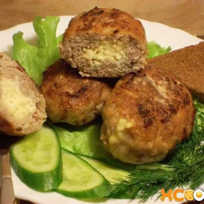 Зразы мясные с сыром