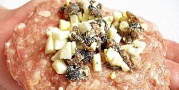 зразы с грибами и яйцом