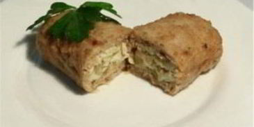 зразы с грибами и яйцом