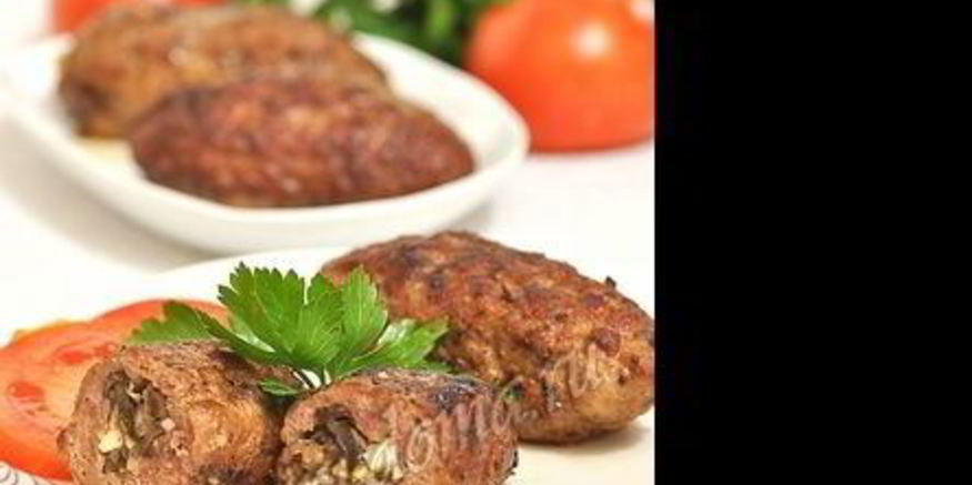 Рецепт зраз с грибами, луком и яйцом